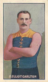 1906-07 Sniders & Abrahams Australian Footballers - Victorian League Players Series C #NNO Fred Elliott Front